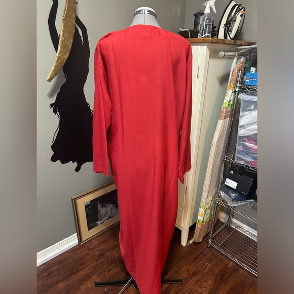 NWOT Orange Saidi Belly Dance Dress Costume. Size XXL - Picture 2 of 4